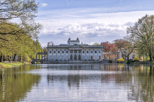 Palace on the Water in Lazienki Park in Warsaw