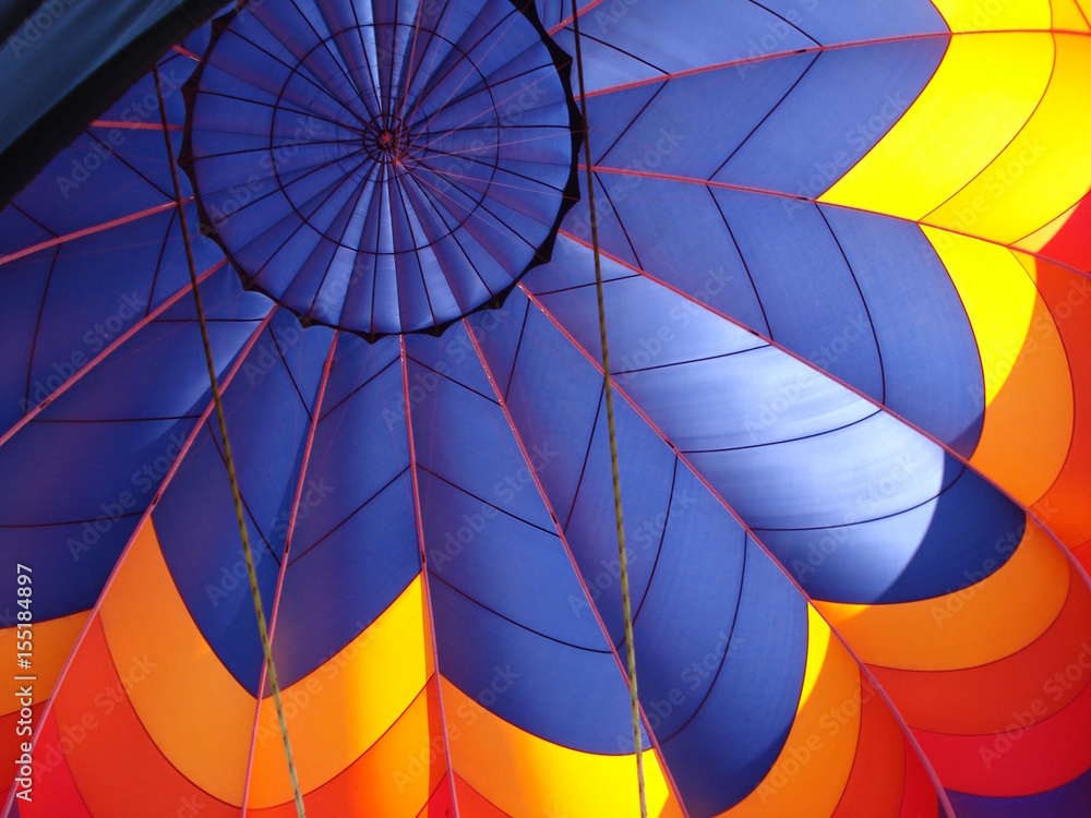 Fototapeta premium Inside a Hot Air Balloon