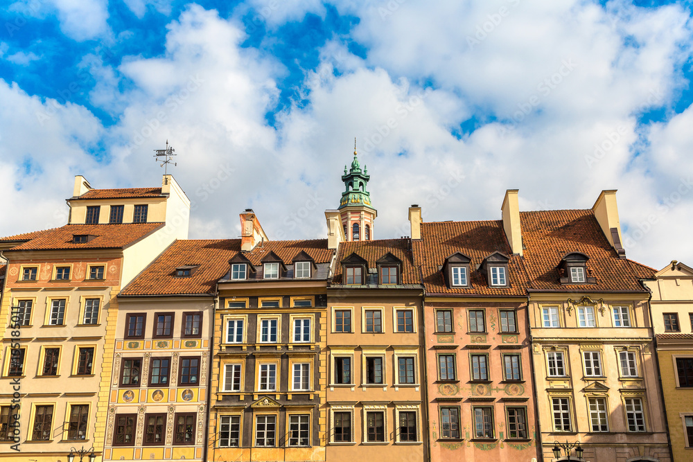 Old town square in Warsaw