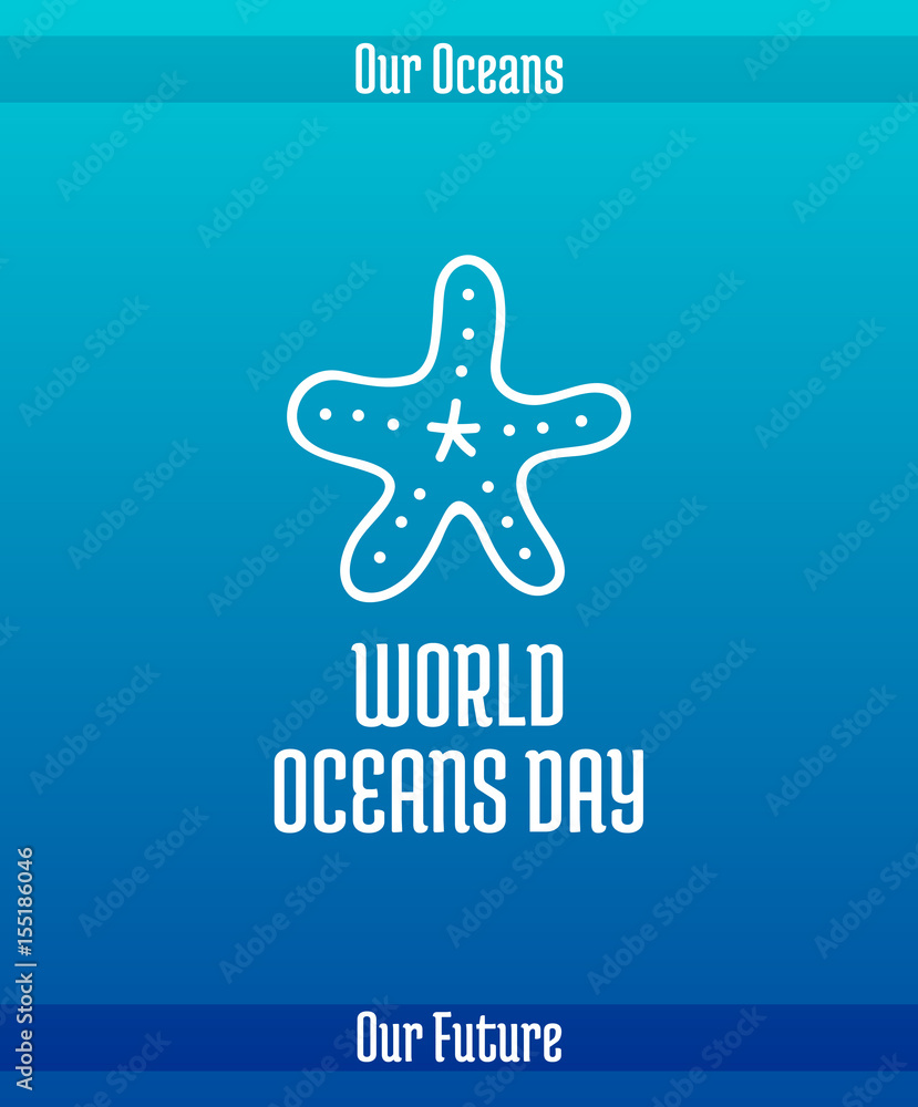 Obraz premium World Oceans Day