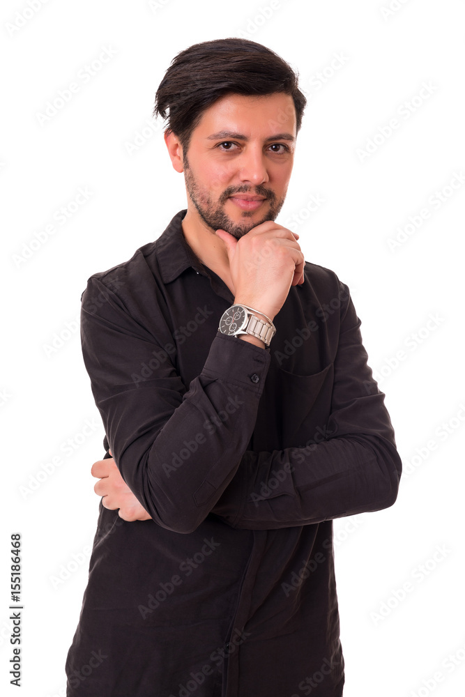 Studio shot of a young man Studio shot of a young man