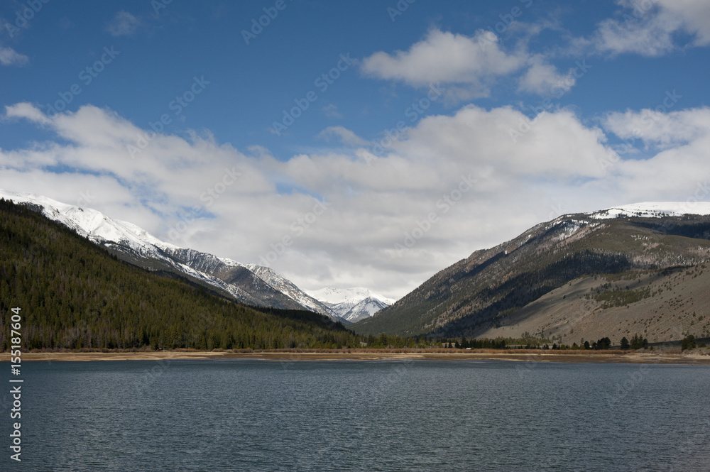 Mountain Lake and Sky Mountain Lake and Sky