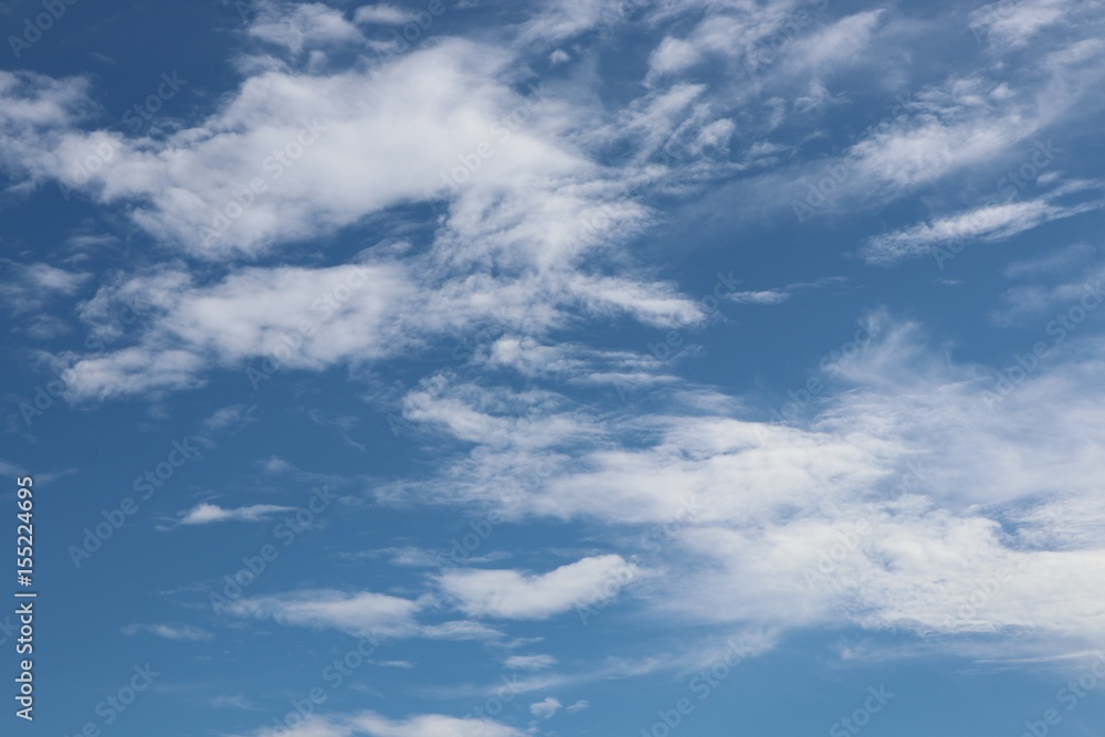 Blue sky with cloud nature background
