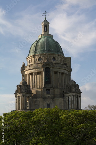 Ashton Memorial in sunset