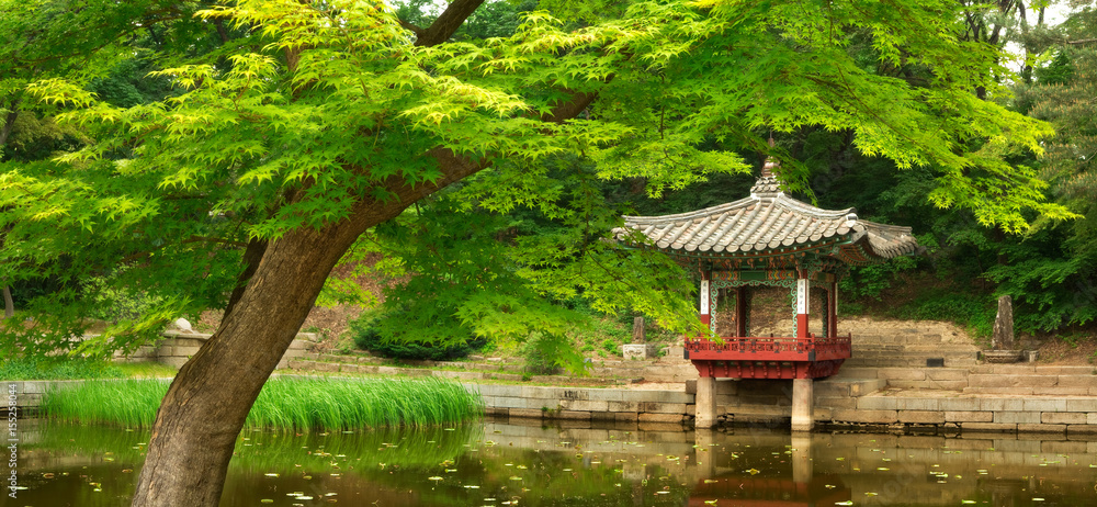 Foto Stock Changdeokgung Palace Secret Garden in Spring, in Seoul, South  Korea, Asia | Adobe Stock