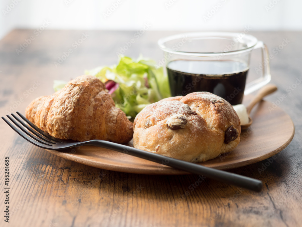 bread breakfast on table bread breakfast on table
