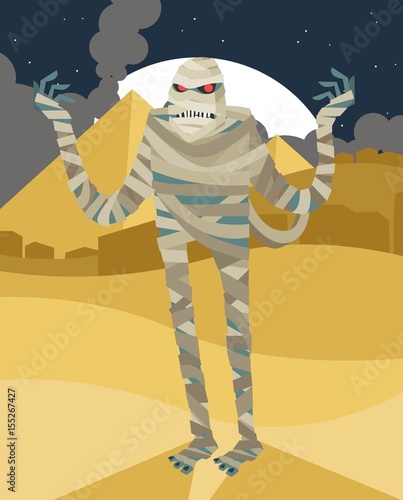 evil mummy in egypt