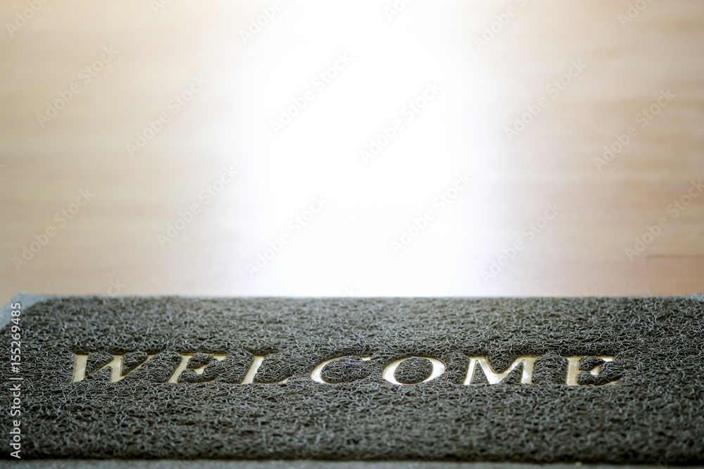 Fototapeta premium welcome sign
