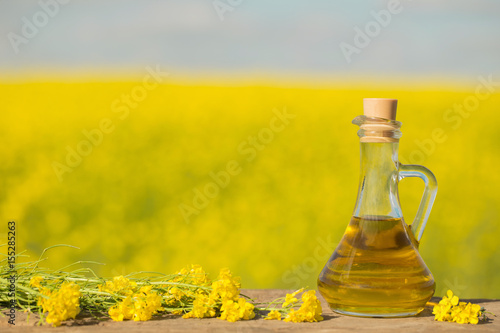 rapeseed oil (canola) in rape field