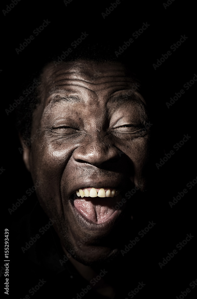 Funny handsome african black man studio portrait. Funny handsome african black man studio portrait.
