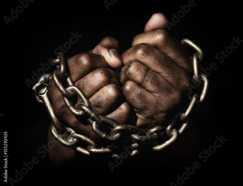 Hands in chains photo