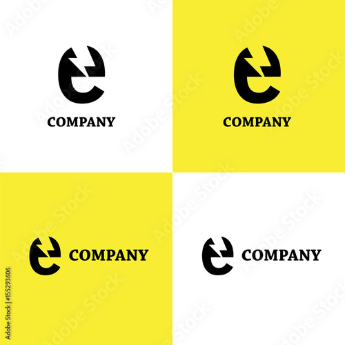 Electronics services or goods company logo