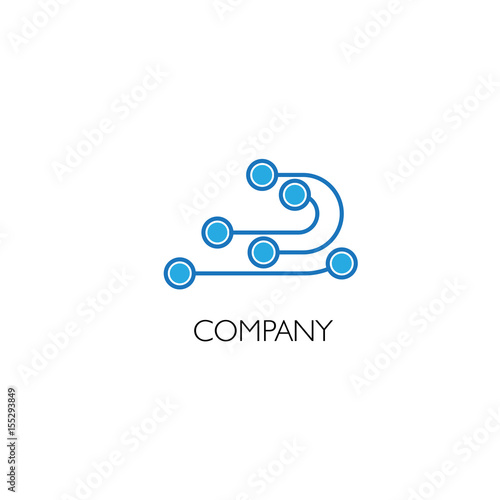 Electronics services or goods company logo