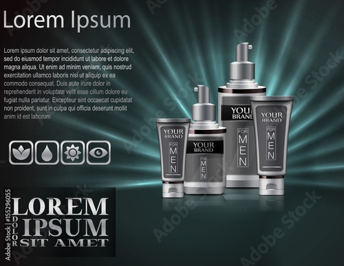 Different types of cosmetics for men