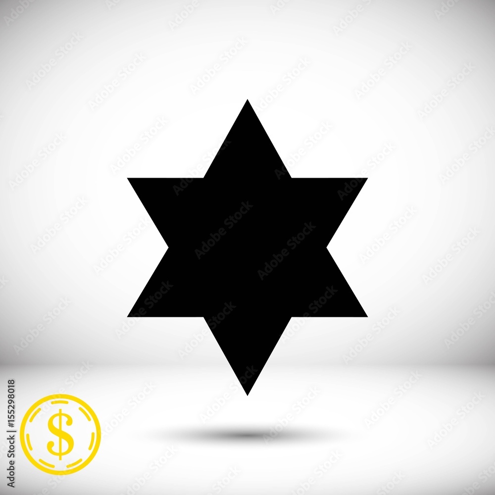 Obraz premium star icon stock vector illustration flat design