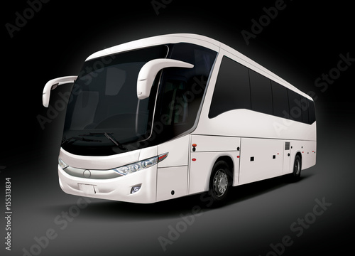 modern bus design for travel and tour with isolated background