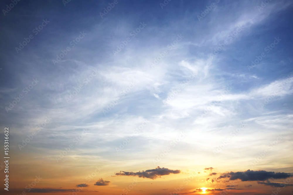 Heap of clouds in the sky