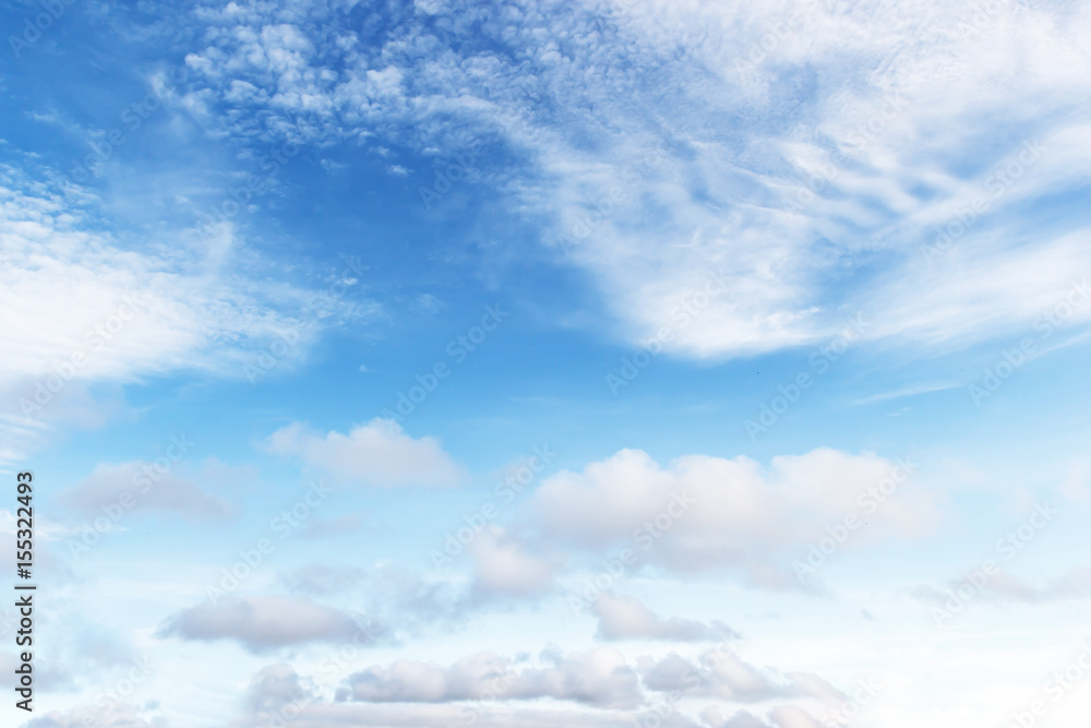 Soft white clouds against blue sky background and empty space for your design Soft white clouds against blue sky background and empty space for your design