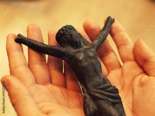 Cross on the hands 3