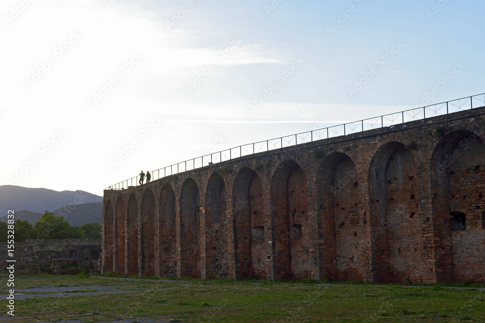  wall in Ainsa village Aragon Pyrenees