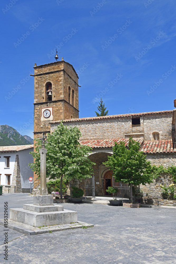 Chuch of Campo in Huesca province, Aragon,Spain