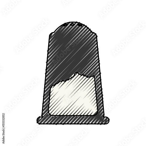 salt shaker object icon vector illustration graphic design