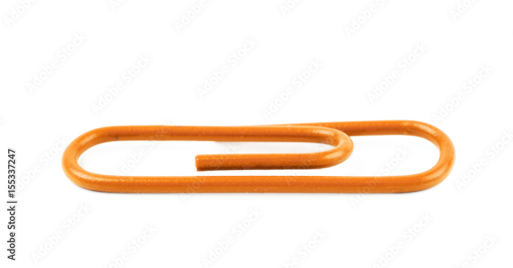 Single office clip isolated Single office clip isolated