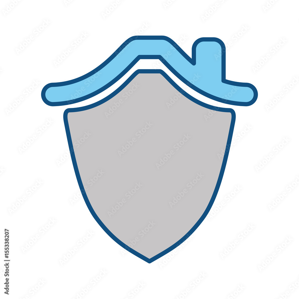 House insurance and security icon vector illustration graphic design House insurance and security icon vector illustration graphic design