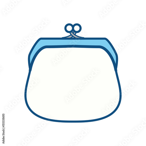 Purse coins pocket icon vector illustration graphic design