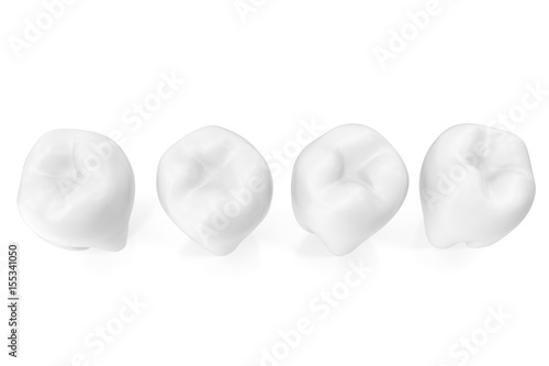 Tooth 3D Dental, medicine and health concept design element, 3D rendering