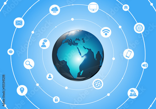 Global Communication Concept