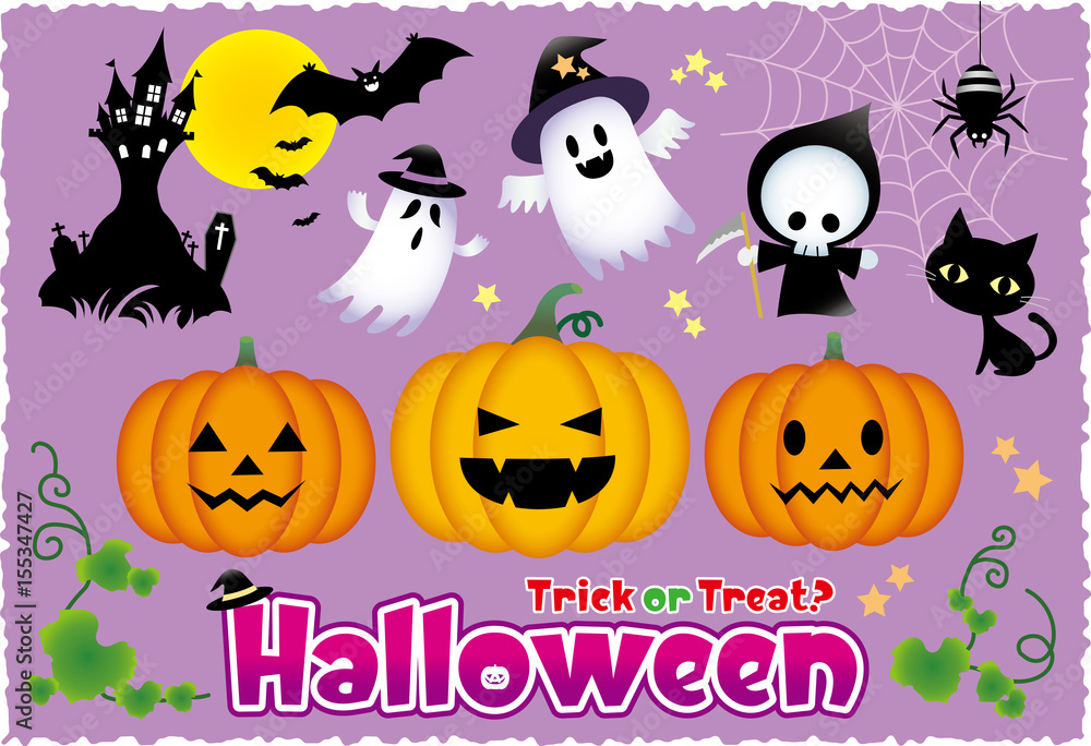 ハロウィン・かぼちゃ・おばけ ハロウィン・かぼちゃ・おばけ