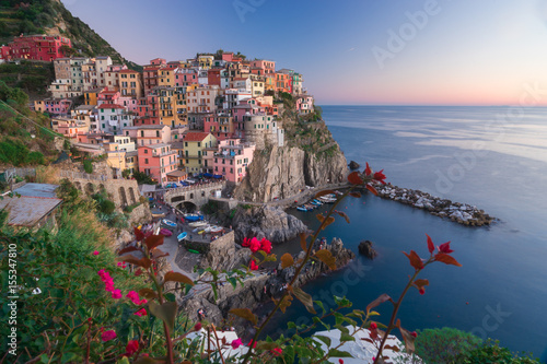 Fototapeta Naklejka Na Ścianę i Meble -  Beautiful Italian Town of Vernazza