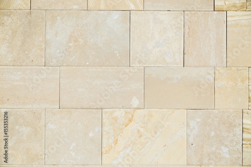 Wallpaper Mural Stone wall pattern. Big concrete bricks outside. Torontodigital.ca