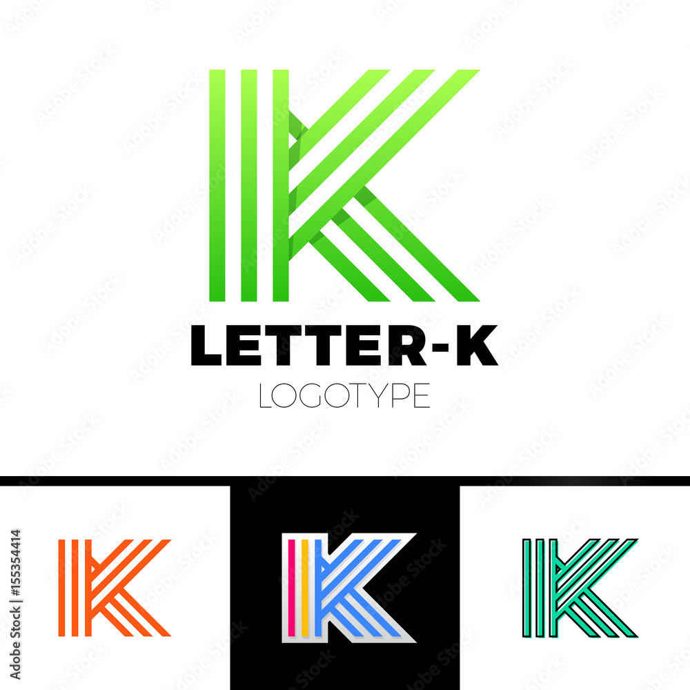 Letter K logo icon design template elements Letter K logo icon design template elements