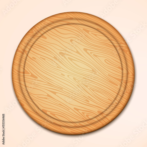 Kitchen cutting board Wood texture board illustration