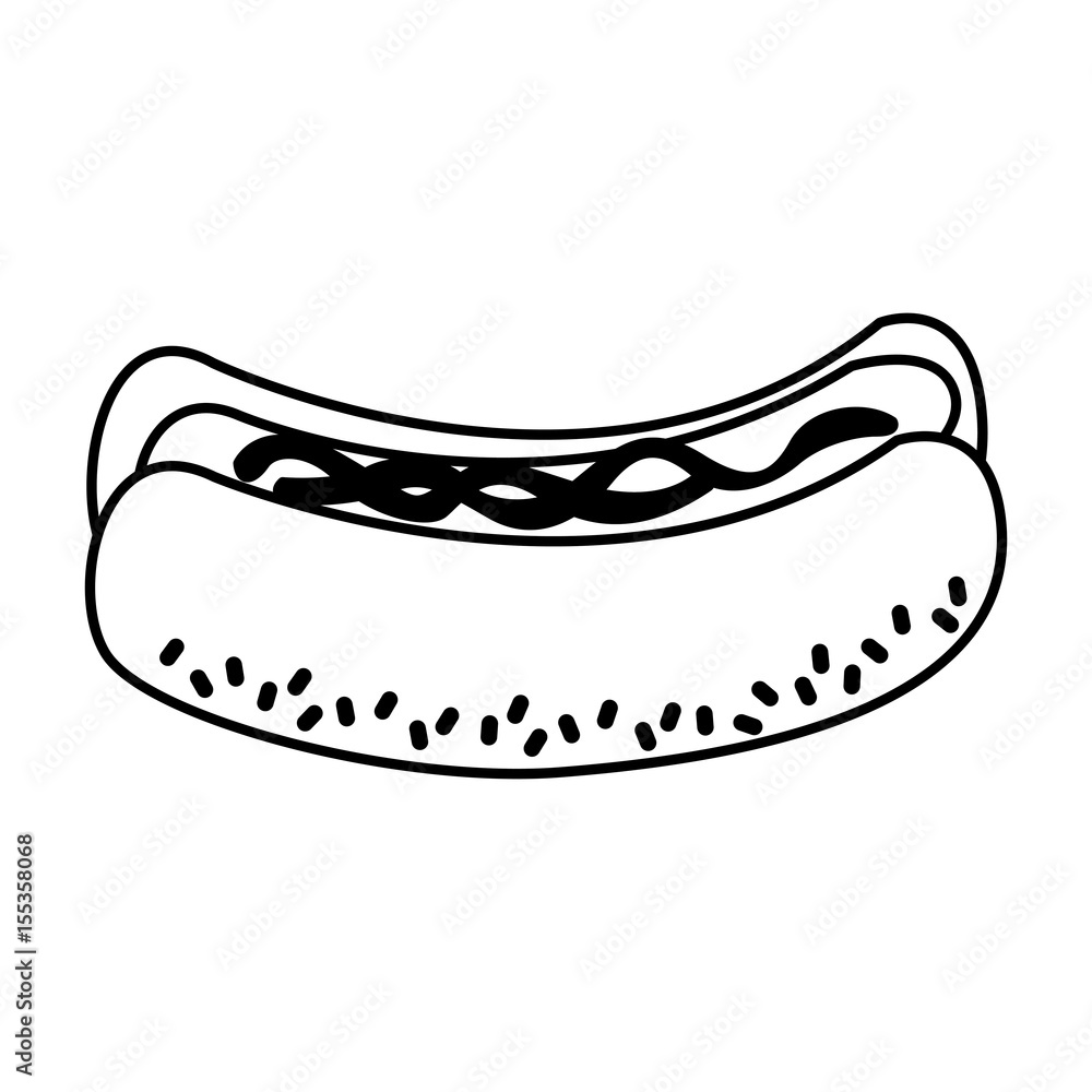 delicious hot dog icon vector illustration design delicious hot dog icon vector illustration design