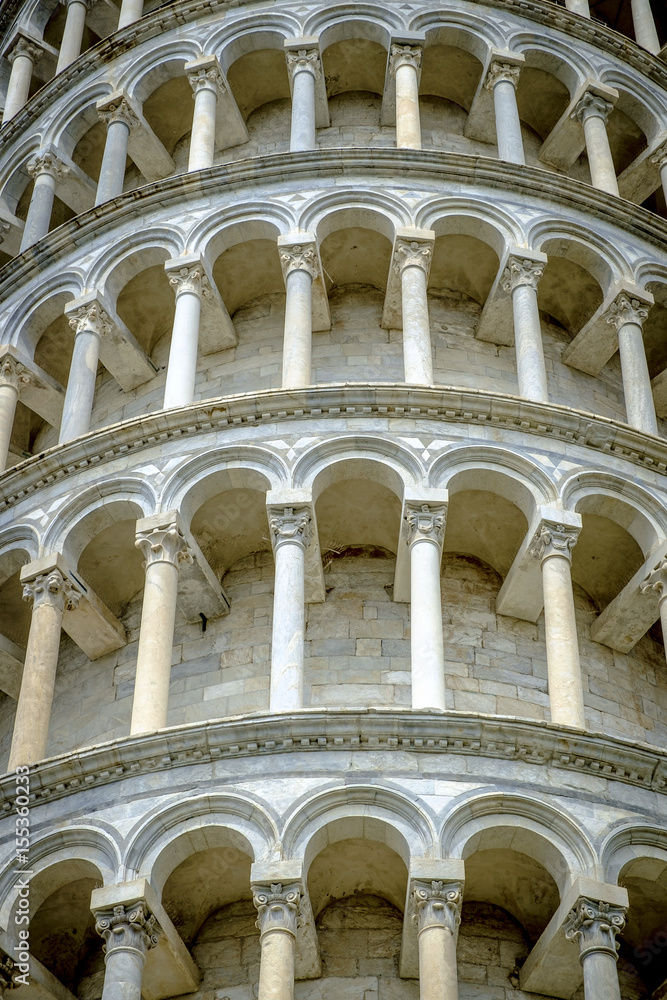 The Leaning Tower of Pisa, Pisa, Tuscany, Italy,