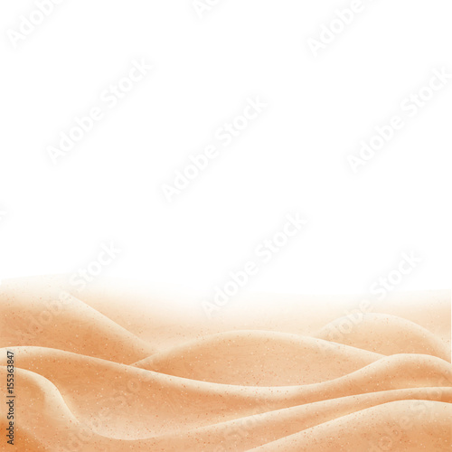 Vector background with sand border