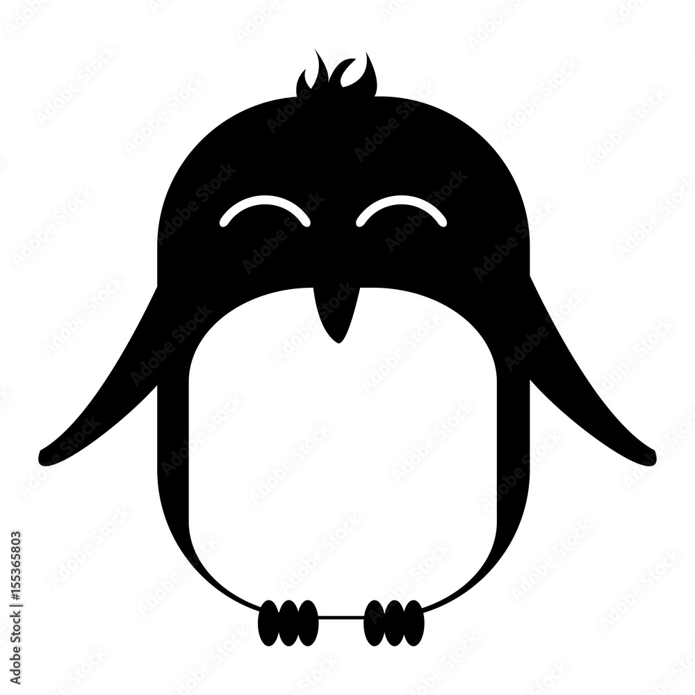 cute penguin asleep kawaii character vector illustration design cute penguin asleep kawaii character vector illustration design