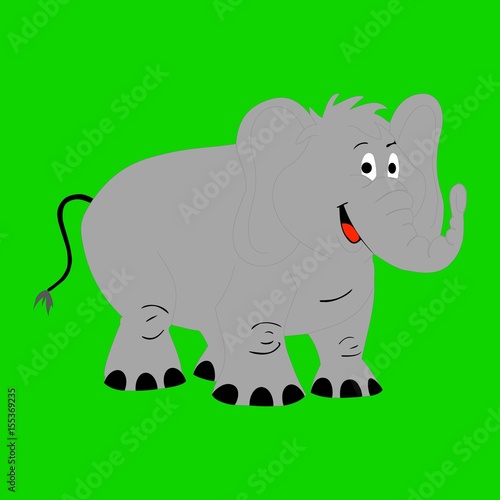 Cute elephant cartoon