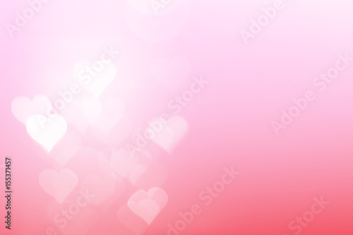 Heart light with Romantic Background