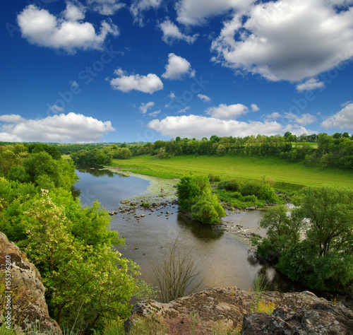 landscape of river