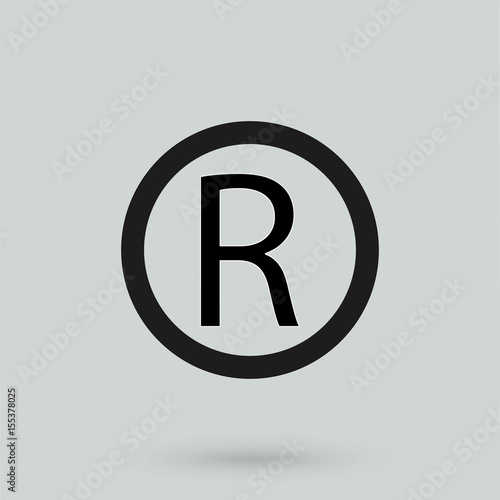 Registered Trademark symbol in a simple style