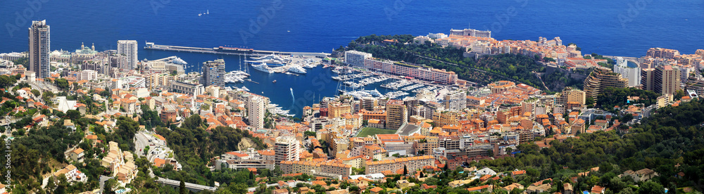 Panorama de Monaco et Monte-Carlo