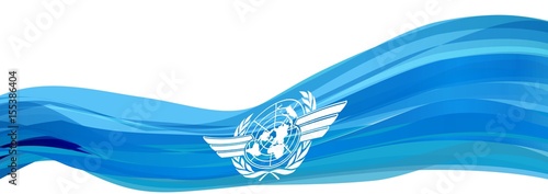 Flag of international Civil Aviation Organization photo