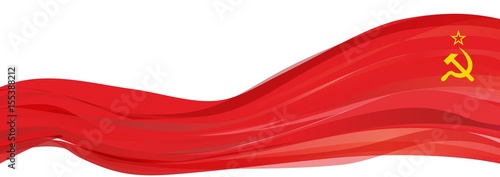 red flag of the Union of Soviet socialist republics