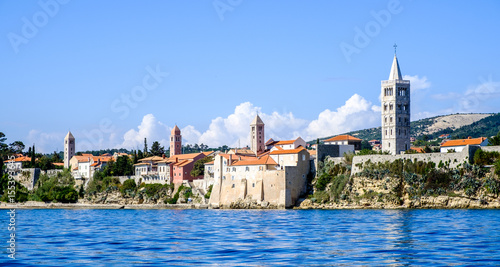 Konstfotografi old town rab - croatia
