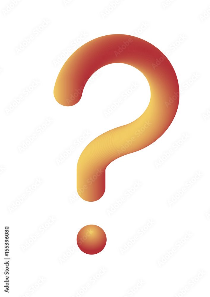 Big Question mark symbol. Vector illustration Big Question mark symbol. Vector illustration