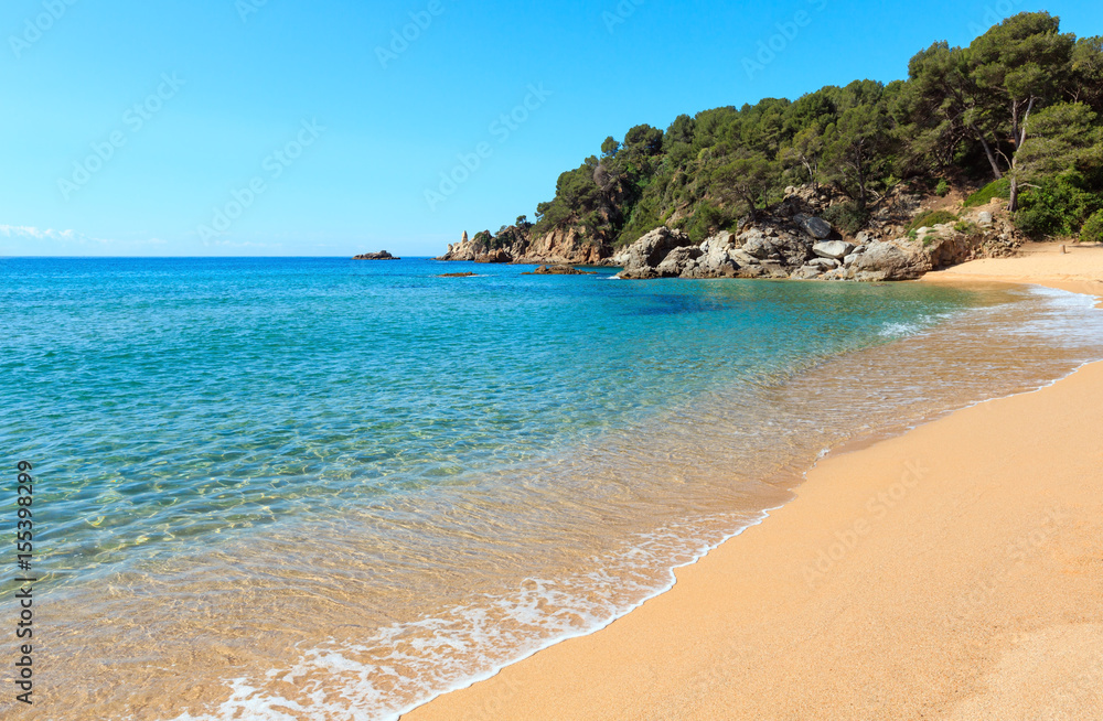 Mediterranean sea rocky coast, Spain. Mediterranean sea rocky coast, Spain.